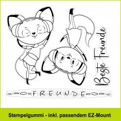 Fuchs-Mädchen - Stempelgummi